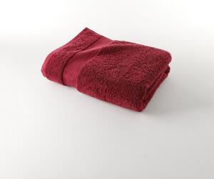 Jednobarevná froté sada koupelnového textilu zn. Colombine, luxusní kvalita 540 g/m2 vínová ručník 50x100 cm+žínka