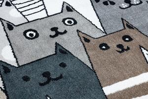 Dětský kusový koberec Fun Gatti Cats multi 120x170 cm