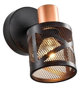 Prezent 75467 - Nástěnné bodové svítidlo ANTARES 1xE14/40W/230V černá/měděná