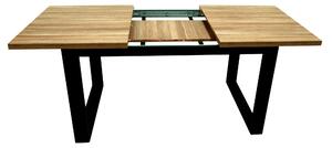 Stima Stůl 970 s kovovou podnoží Rozměr: 120x80 + 40 cm, Odstín: Dub Wotan