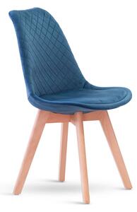 Židle RIO Látky: Modrý samet
