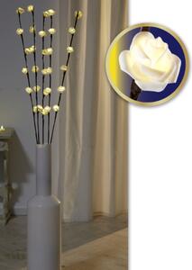 EmaHome Světelná LED dekorace / svítící větve / LED růže / bílá