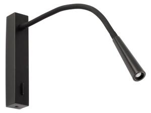 FLIN nástěnná lampa, černá - FARO