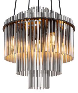 Globo 15698H2 - Lustr na lanku GORLEY 5xE14/40W/230V černá