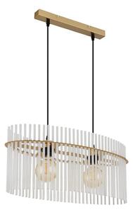 Globo 15698H3M - Lustr na lanku GORLEY 2xE27/60W/230V zlatá