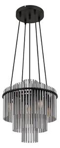Globo 15698H2 - Lustr na lanku GORLEY 5xE14/40W/230V černá