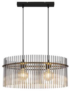 Globo 15698H3 - Lustr na lanku GORLEY 2xE27/60W/230V černá