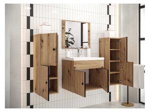 Koupelnový nábytek Nasetio VI, Sifon k umyvadlu: ne, Umyvadlo: ne, Barva: dub artisan Mirjan24 5903211250620