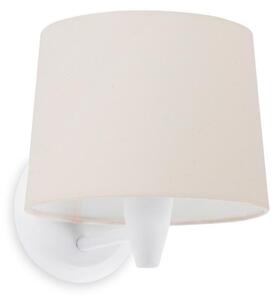 CONGA nástěnná lampa, bílá/béžová - FARO