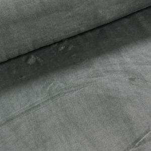 Plyš / mikroplyš 032, oboustranný, jednobarevná světlá khaki, š.150cm (látka v metráži)