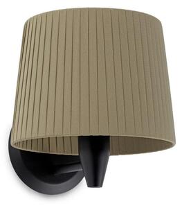 SAMBA černá/skládaná zelená nástěnná lampa - FARO