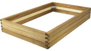 Rám pro chladicí desku, výška: 86 mm, délka: 563 mm, šířka: 358 mm, lněný olej