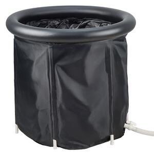 KONDELA Přenosná ochlazovací káď, černá, 330 l, OTUZO