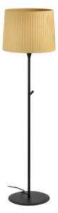 SAMBA černá/skládaná žlutá stojací lampa - FARO