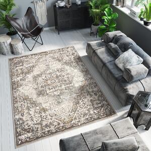 Makro Abra Kusový koberec BREEZE N0202L Klasický krémový Rozměr: 80x150 cm