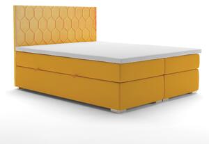 Manželská postel Boxspring 140 cm Piranno (s úložným prostorem). Vlastní profesionální přeprava až k Vám domů 1020341