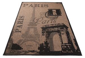 Balta Kusový koberec Sisal Floorlux 20356 Paris Coffe / Black Rozměr: 160x230 cm