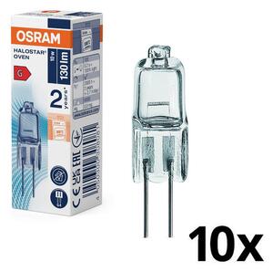 SADA 10x Žárovka do trouby HALOSTAR G4/10W/12V 2700K - Osram