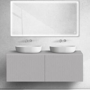 Oltens Lun Rilla skříňka 140x44.7x52 cm pod umyvadlo závěsná kašmír 60039900