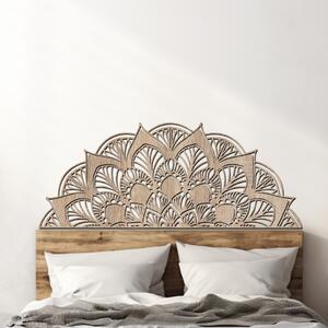 Dřevo života | Mandala k posteli POTĚŠENÍ | Rozměry (cm): 90x36 | Barva: Bílá