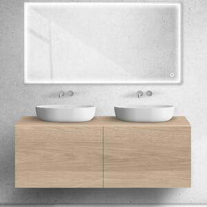 Oltens Lun skříňka 140x44.7x52 cm pod umyvadlo závěsná dub 60040060