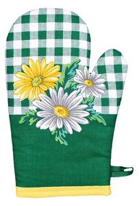 Frobyt Kuchyňská chňapka GERBERA, zelená, 28x18cm