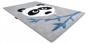 Dětský kusový koberec Petit Panda grey 140x190 cm
