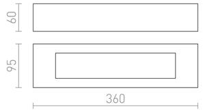 RED - Design Rendl - R10446 - Nástěnné svítidlo ROLO 2xE14/40W/230V