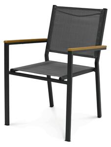 Zahradní židle šedá AZC-L1303 GREY - drobná chyba z výroby