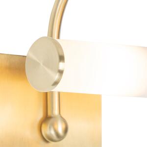 Klasické nástěnné svítidlo zlaté IP44 2-světlo - Bath Arc