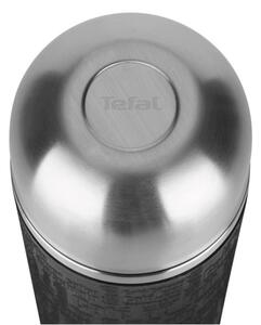 Tefal - Termoska s hrníčkem 1 l SENATOR nerez/černá
