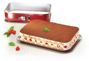 Tefal - Rozkládací forma na koláč DELIBAKE 36x24 cm červená