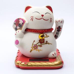 Maneki neko - mávající kočička Solar - Feng shui T
