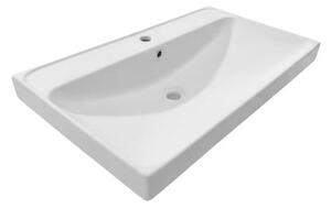 Nábytkové umyvadlo SAT Brevis 81x47,5 cm otvor pro baterii uprostřed SATBRE8046
