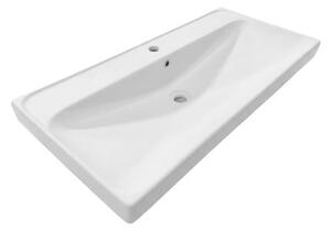 Nábytkové umyvadlo SAT Brevis 101x47,5 cm otvor pro baterii uprostřed SATBRE10046