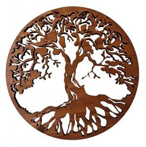 Dřevo života | Dřevěný obraz strom života masiv | Rozměry Ø: 40