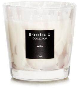 Baobab Pearls White vonná svíčka 8 cm