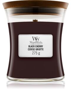 Woodwick Black Cherry vonná svíčka s dřevěným knotem 275 g