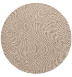 Hanse Home, Kusový koberec Eleni 106221 Hellbeige kruh, 120x120 (průměr) kruh, béžová, ložnice