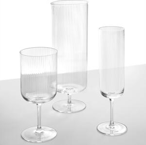 Ichendorf Milano designové sklenice na šampaňské Pleats Flute