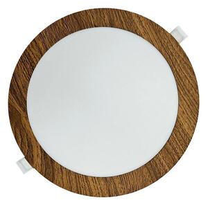 LED Podhledové svítidlo CIRCLE LED/18W/230V 4200K pr. 22 cm hnědá