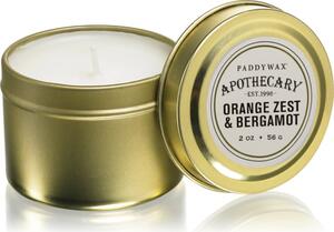 Paddywax Apothecary Orange Zest & Bergamot vonná svíčka v plechovce 56 g