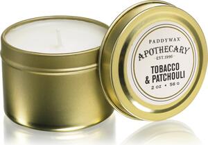 Paddywax Apothecary Tobacco & Patchouli vonná svíčka v plechovce 56 g