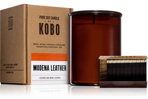 KOBO Woodblock Modena Leather vonná svíčka 425 g
