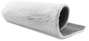 Kusový koberec OSLO TX - bílý - imitace králičí kožešiny - 80x140 cm
