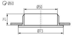 GAVI LED18 SMD-WW-C/M Nábytkové svítidlo LED
