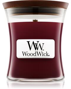 Woodwick Black Cherry vonná svíčka s dřevěným knotem 85 g