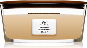 Woodwick Vanilla Bean vonná svíčka s dřevěným knotem (hearthwick) 453.6 g