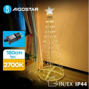 Aigostar-LED Venkovní vánoční dekorace LED/3,6W/31/230V 2700K 180cm IP44
