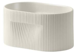 Muuto Květináč Ridge Planter H13, off-white